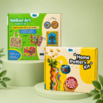 Indian Art Explorer Kit – Warli, Madhubani, Gond, Kalamkari & Batik Art indian art & pottery