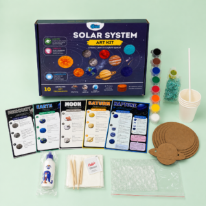 Home solar system art kit soft mint p1
