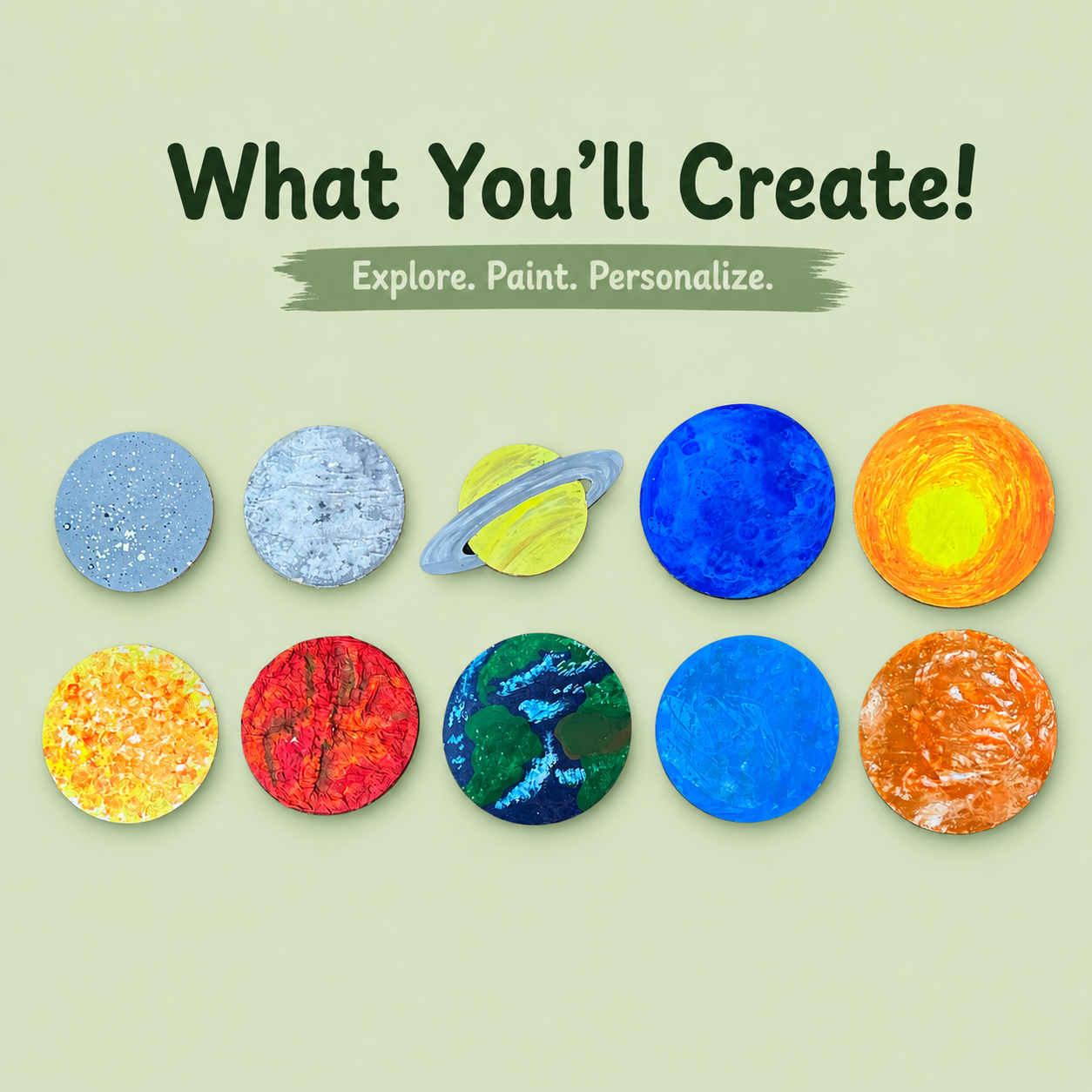 solar system art kit soft mint p4 solar system art kit soft mint p4
